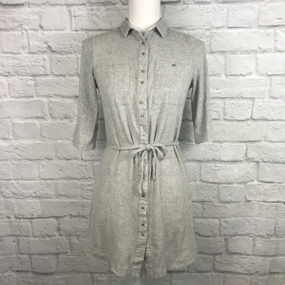 Zara Basic Womens Tunic Blouse Size XS Gray